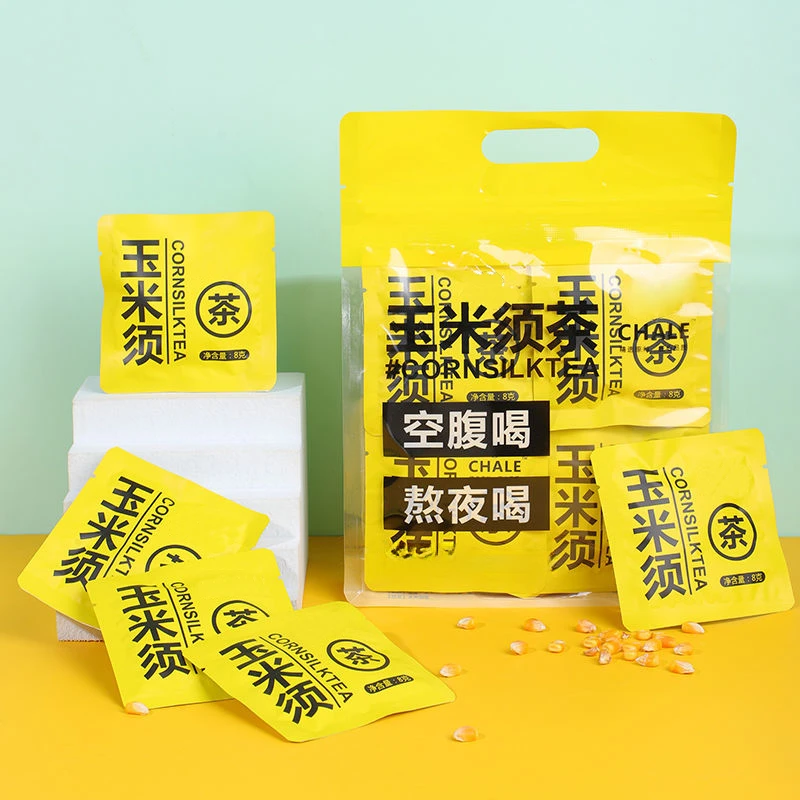玉米须茶泡水喝独立茶包熬夜喝养生苦荞玉米胚芽自律打卡独立包装