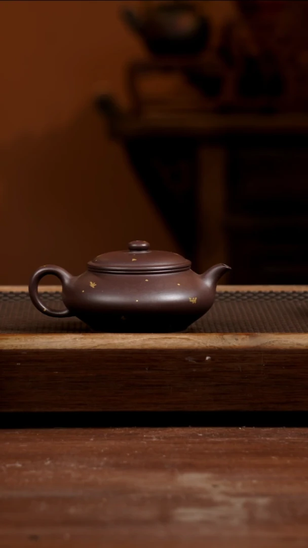 茶壶紫砂古****号五号井底槽青虚扁190CC