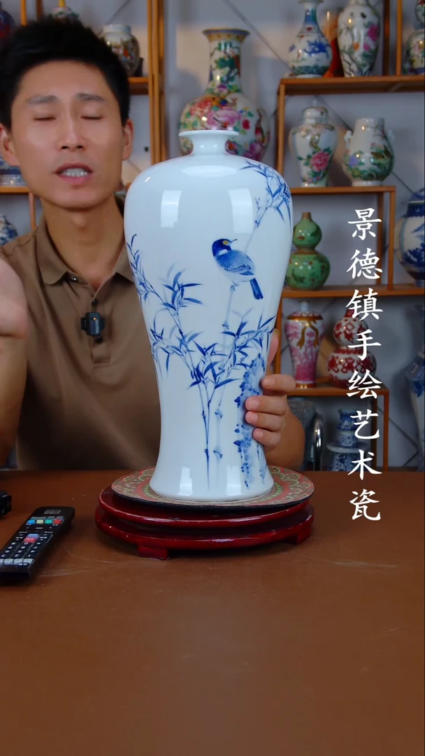 现代景德镇手工手绘陶瓷摆件4