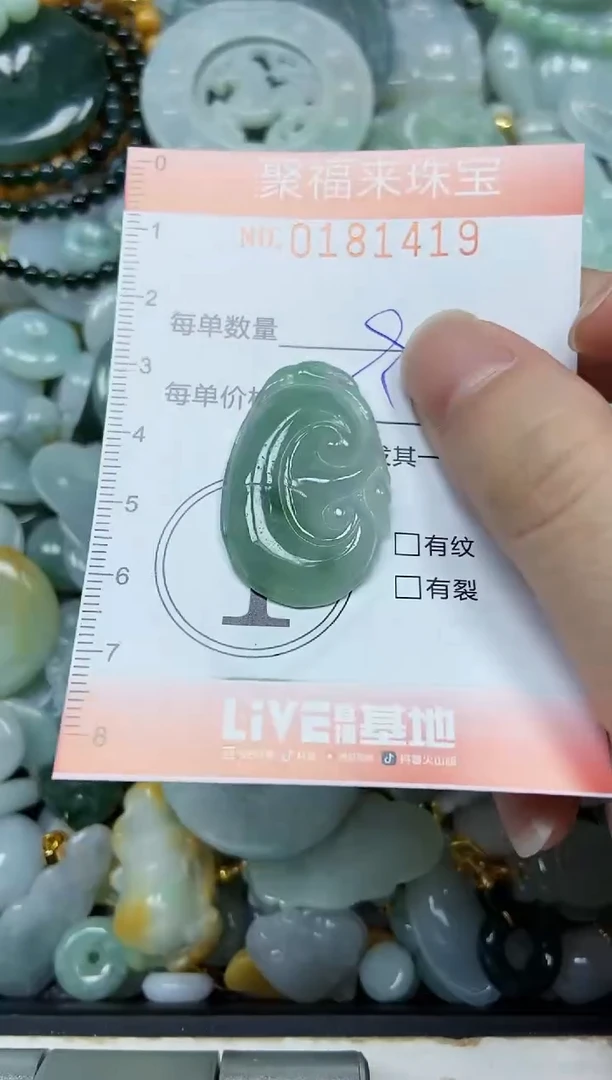 翡翠未镶嵌颈饰闪购0181419