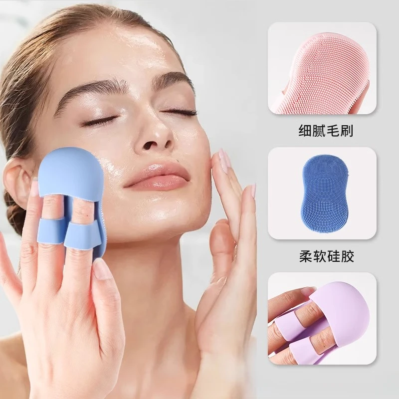 抢！【3个】洗脸刷丰富泡沫柔软硅胶按摩卸妆仪清洁面部