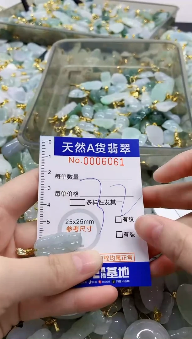 颈饰未镶嵌翡翠天然A货翡翠