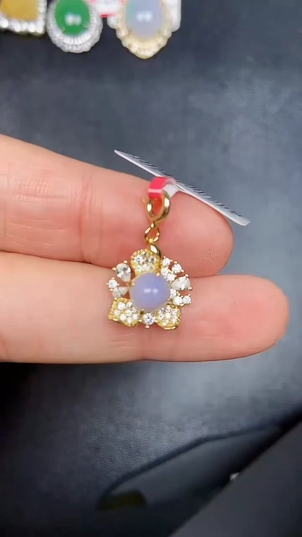 银S925镶嵌戒指翡翠1320