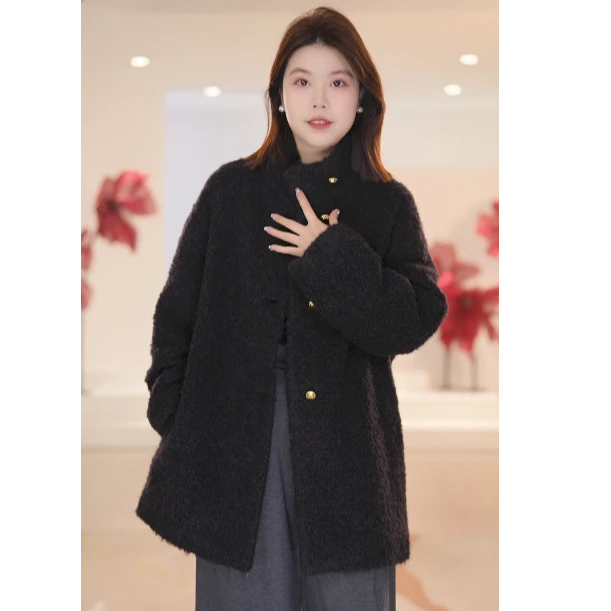 秋冬新款大衣双面呢 订单款数量有限 小火车