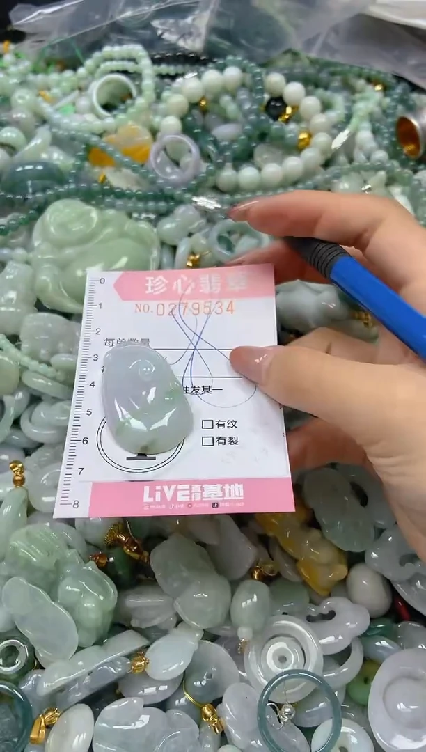 翡翠未镶嵌颈饰闪购0279534