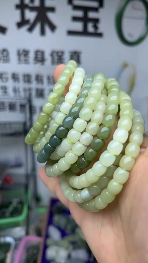 手串未镶嵌和田玉多样性发货拍一发一6-7