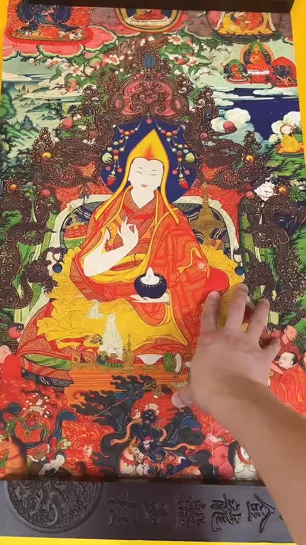 卷轴画绘画类唐卡 16028