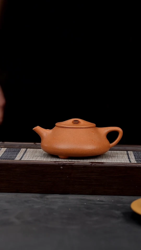 【闪购商品】紫砂茶壶黄金段全手光明石瓢