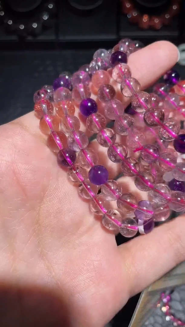 【闪购商品】水晶手链未镶嵌超七单圈A7（多样性发其一）