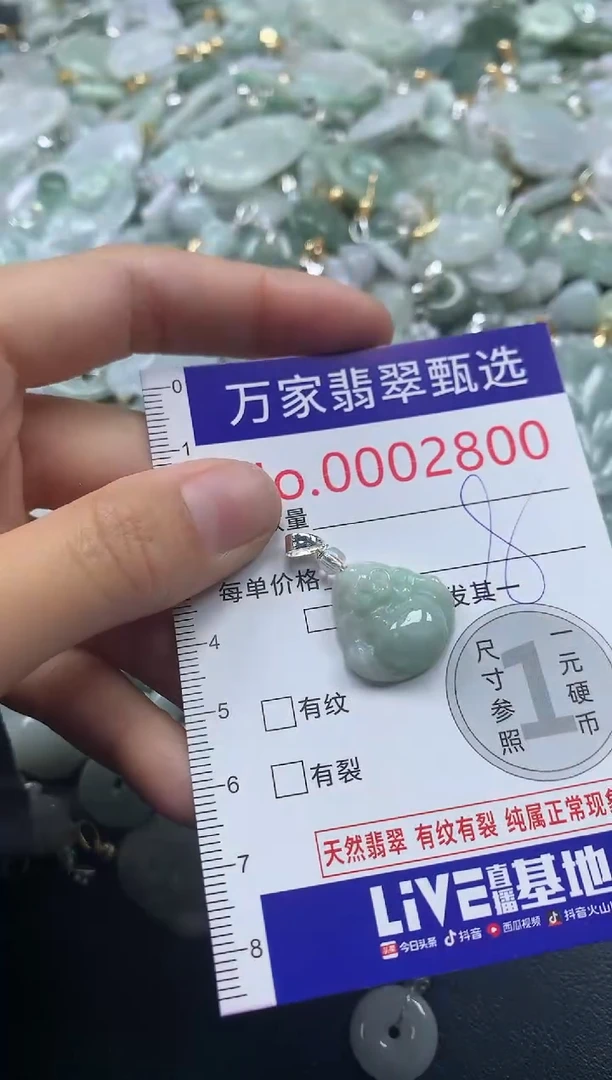 吊坠(不含链)未镶嵌翡翠2800