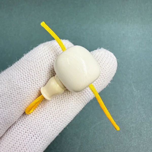 M1287天然猛犸牙 分体三通支持鉴定 假一罚四