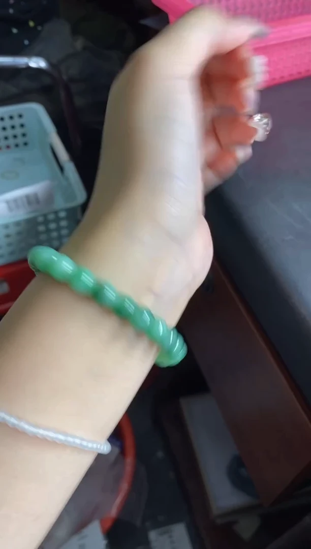 颈饰未镶嵌翡翠无*贞城散珠批发DIY编制