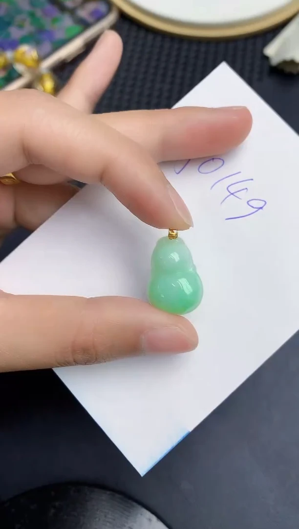 【闪购商品】翡翠颈饰18K金镶嵌000000000