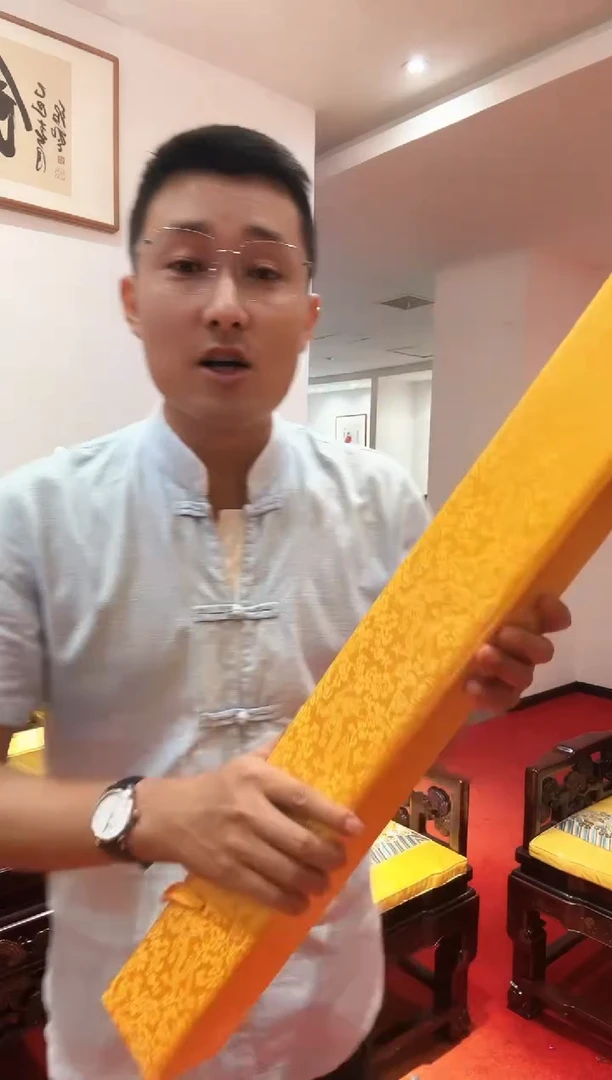 书法 北国风光书法卷轴作品+花开富贵不带框发货