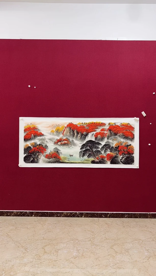 国画风****子师文娟的国画作品