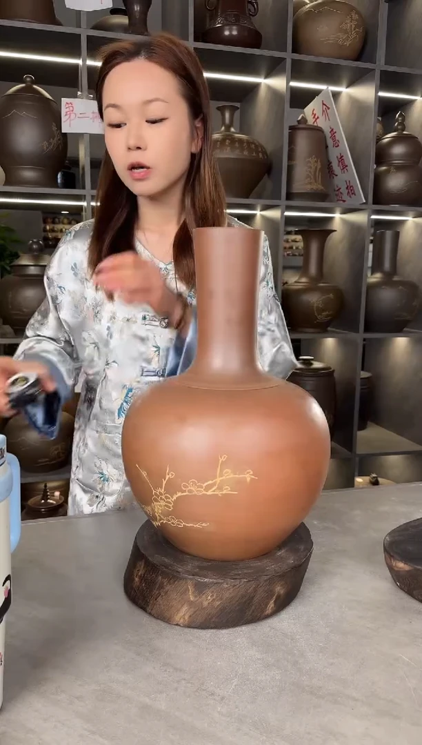 【闪购商品】罐本陶手作坭兴陶4-5斤茶叶罐手工痕迹微瑕