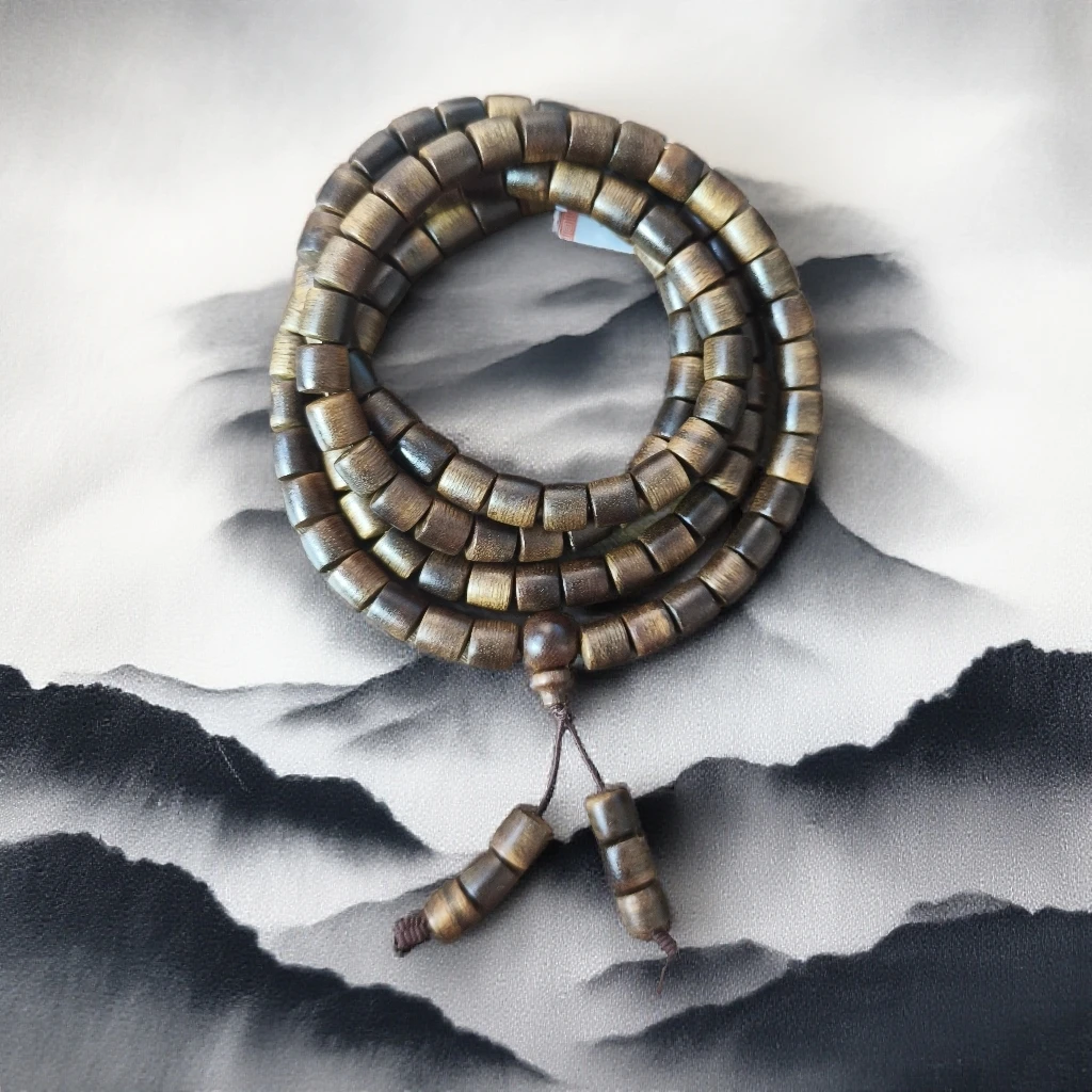 增香沉香木二哥文玩手串E316