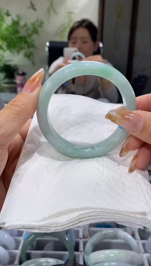 未镶嵌手镯翡翠圈口56-57