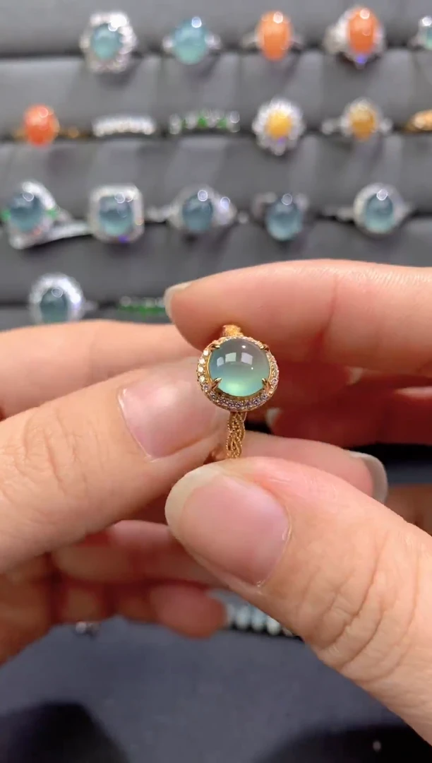 未镶嵌戒指翡翠天然A货翡翠