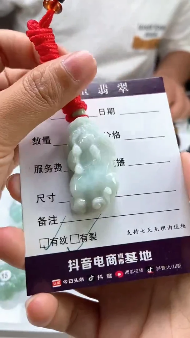 翡翠未镶嵌颈饰如意貔貅