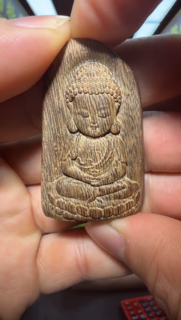 沉香手把件356号多样性发一