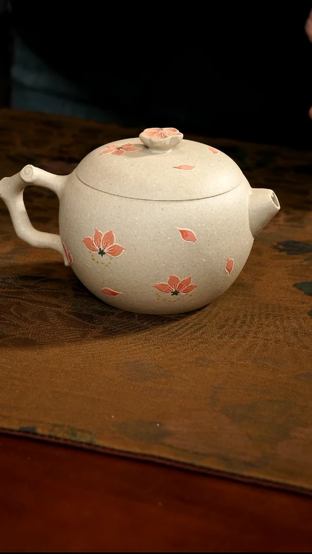 茶壶紫砂白玉段春不晚壶微瑕