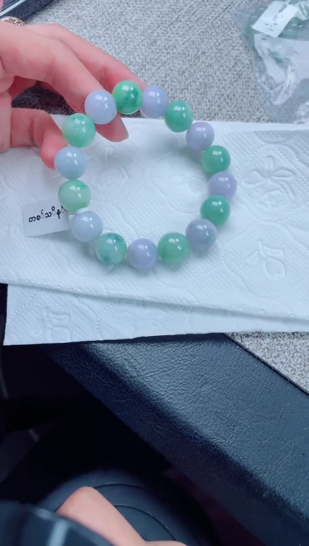 定制翡翠未镶嵌珠串多样性发货
