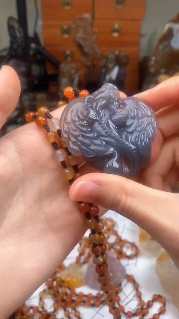 【闪购商品】玛瑙/玉髓颈饰未镶嵌AA