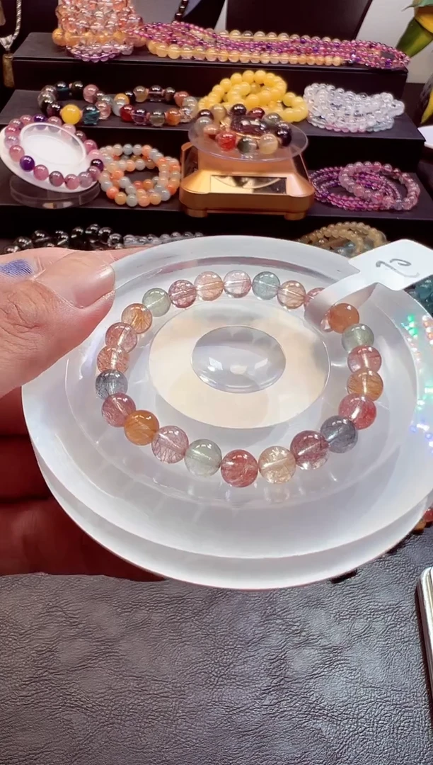 水晶手链未镶嵌水晶66