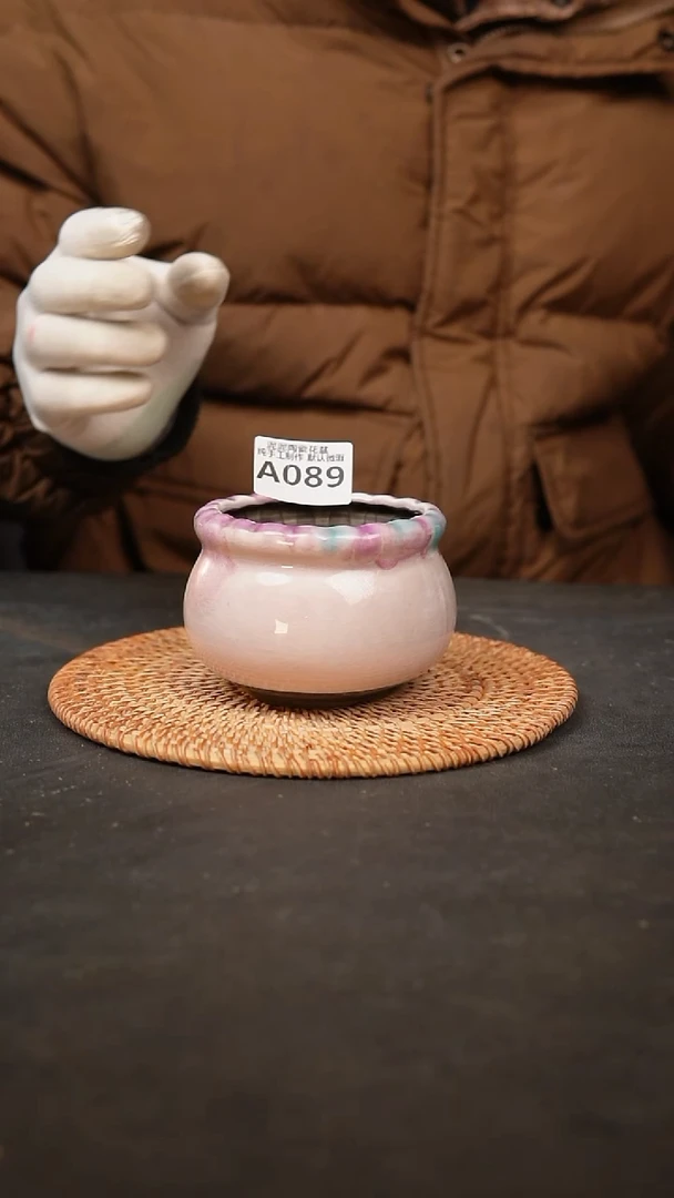 【闪购商品】瓷片089泥泥手工花盆