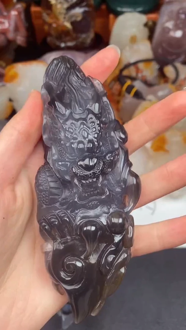 玛瑙/玉髓颈饰未镶嵌夹*AA