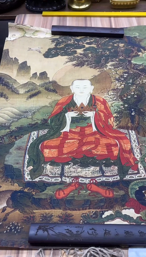卷轴画精品挂饰 唐卡tk16136