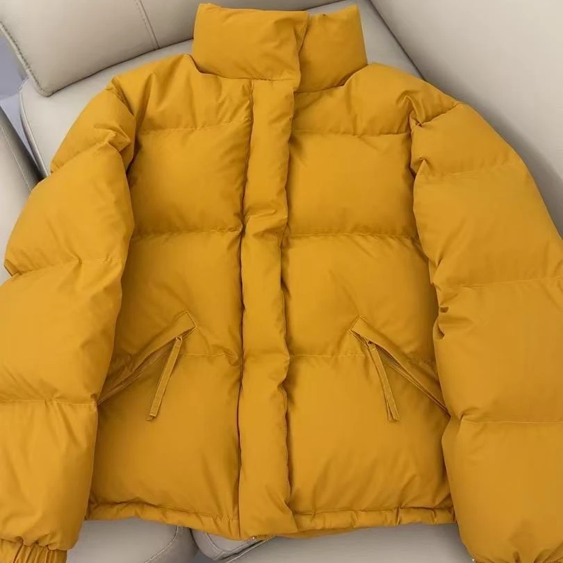 【原 歌】YG大包子新国标90白鹅绒立领简约羽绒外套YG1089