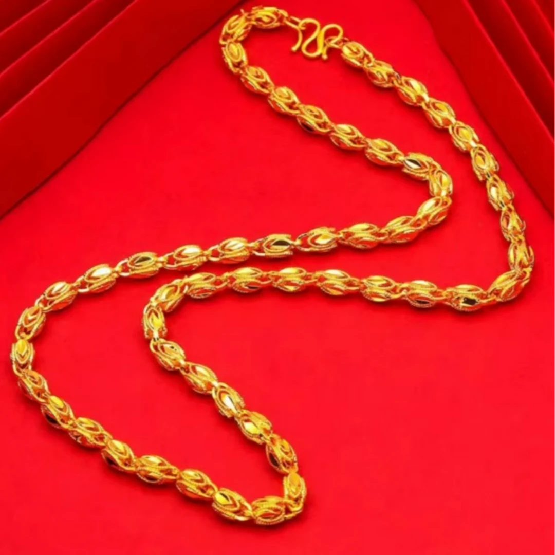 合金项链 合金凤眼项链高端大气款久不掉色