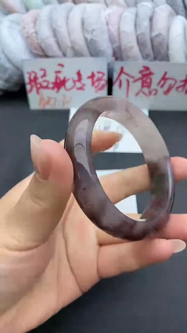 未镶嵌手镯石英质玉瑕疵7+58/59