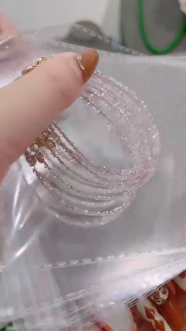 银S925镶嵌手链钻石粉99