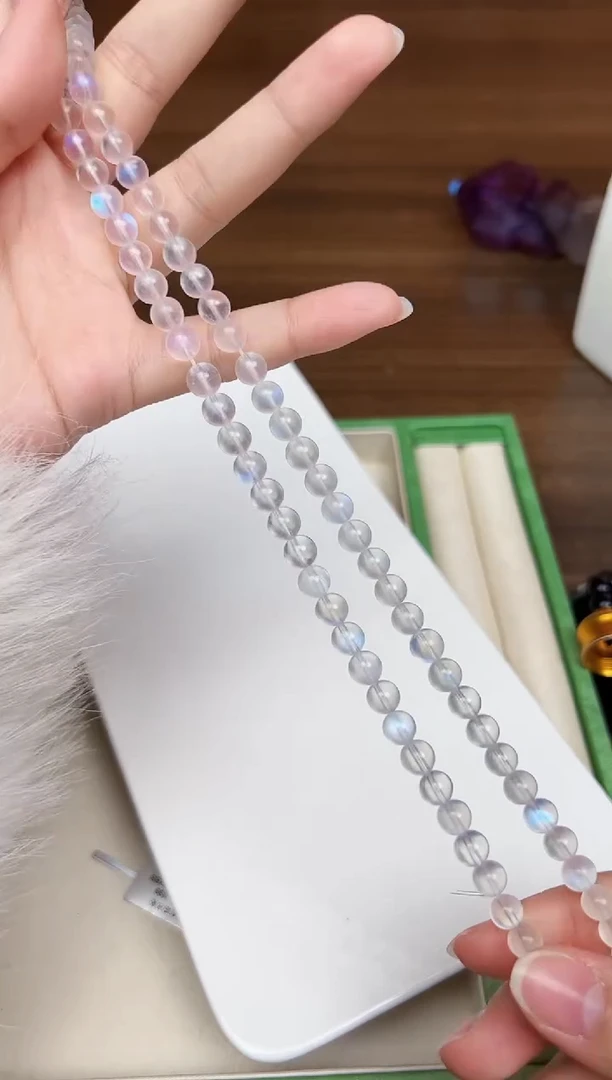 未镶嵌手链月光石悦3352 约6mm