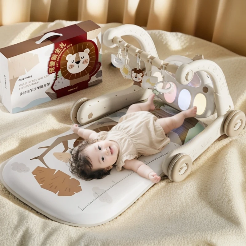 婴儿玩具脚踏钢琴健身架器学步车新生儿满月礼物宝宝0一1岁3个月6