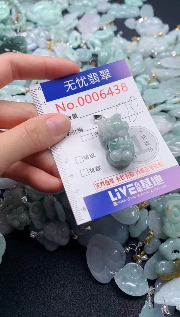 颈饰未镶嵌翡翠6438