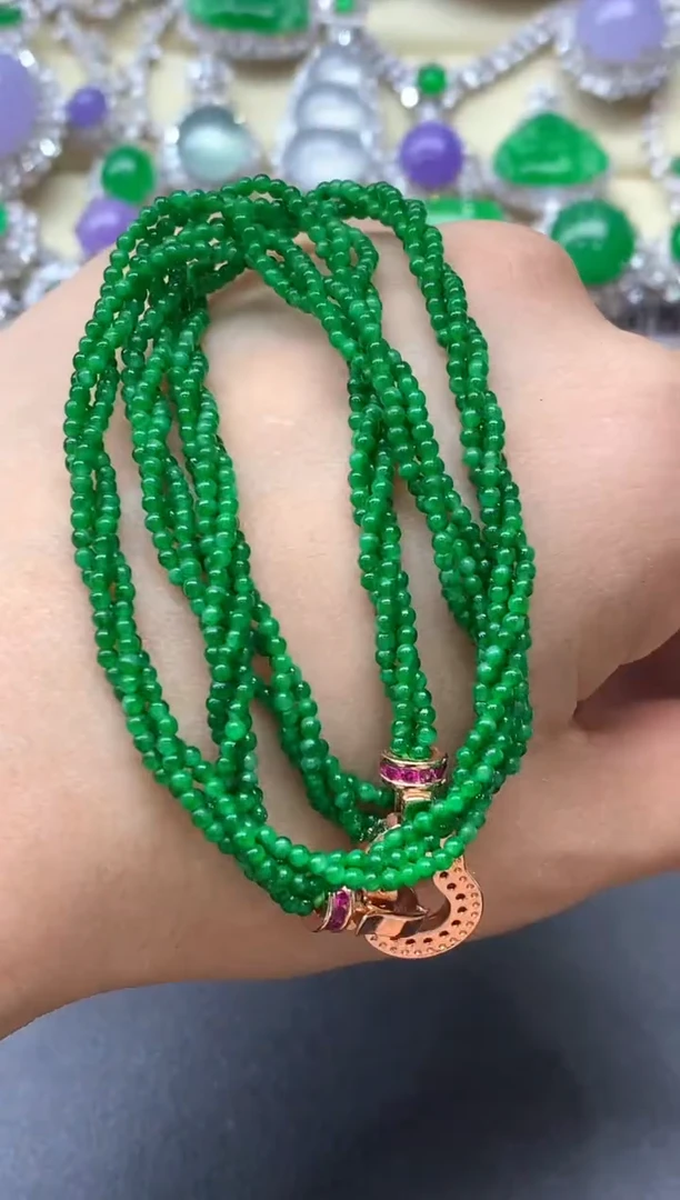 颈饰未镶嵌翡翠365-中国好珍宝