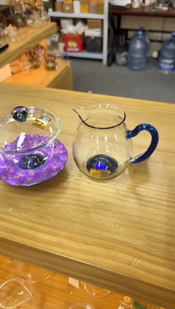 禾器斑斓曜辰盖碗+禾器清悦茶海+无包装斑斓清杯