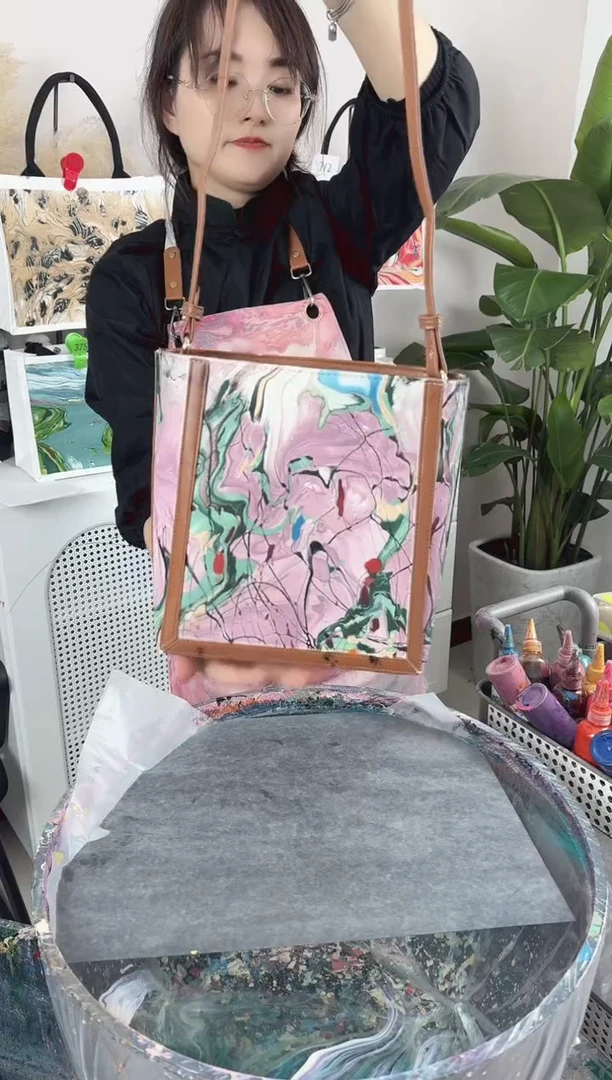 帆布813小艺手作大漆包包