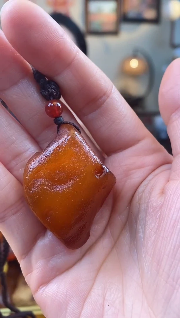 【闪购商品】琥珀颈饰未镶嵌吊坠