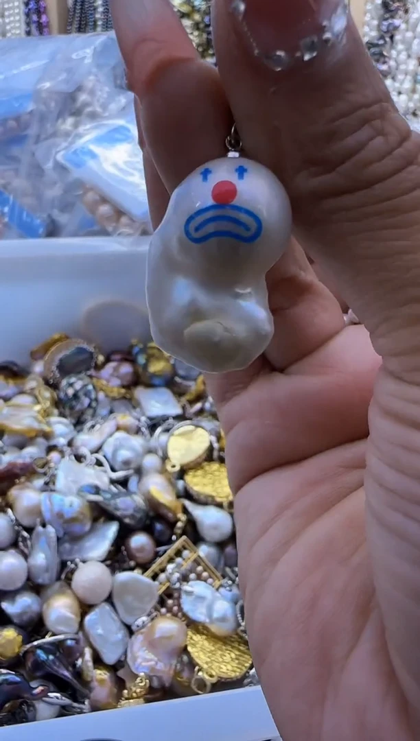 【闪购商品】淡水珍珠吊坠未镶嵌735有微瑕  介意勿拍