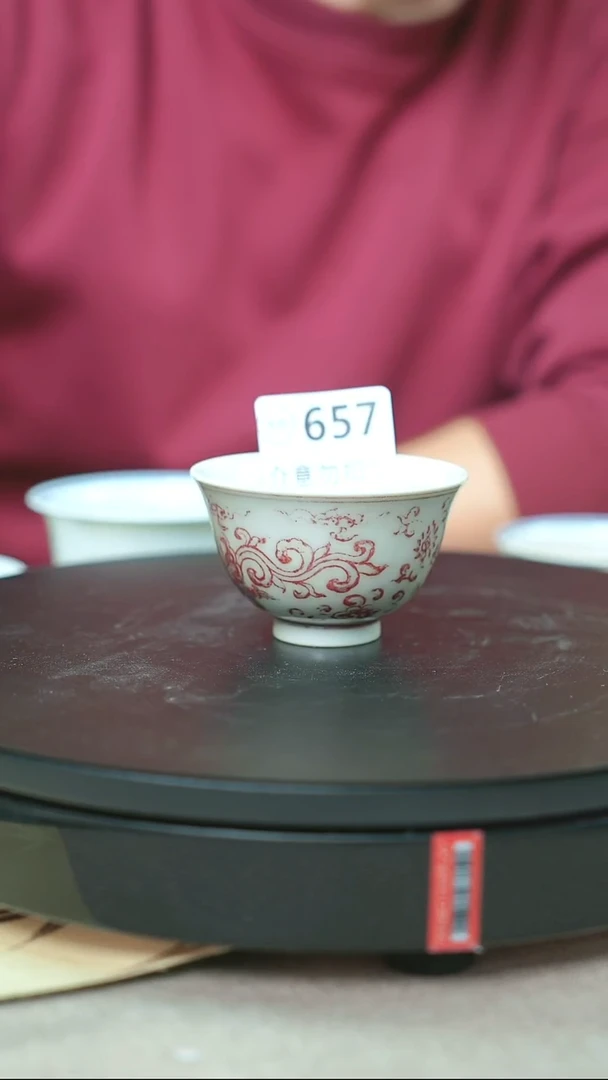 瓷片景德镇毛仔柴窑杯