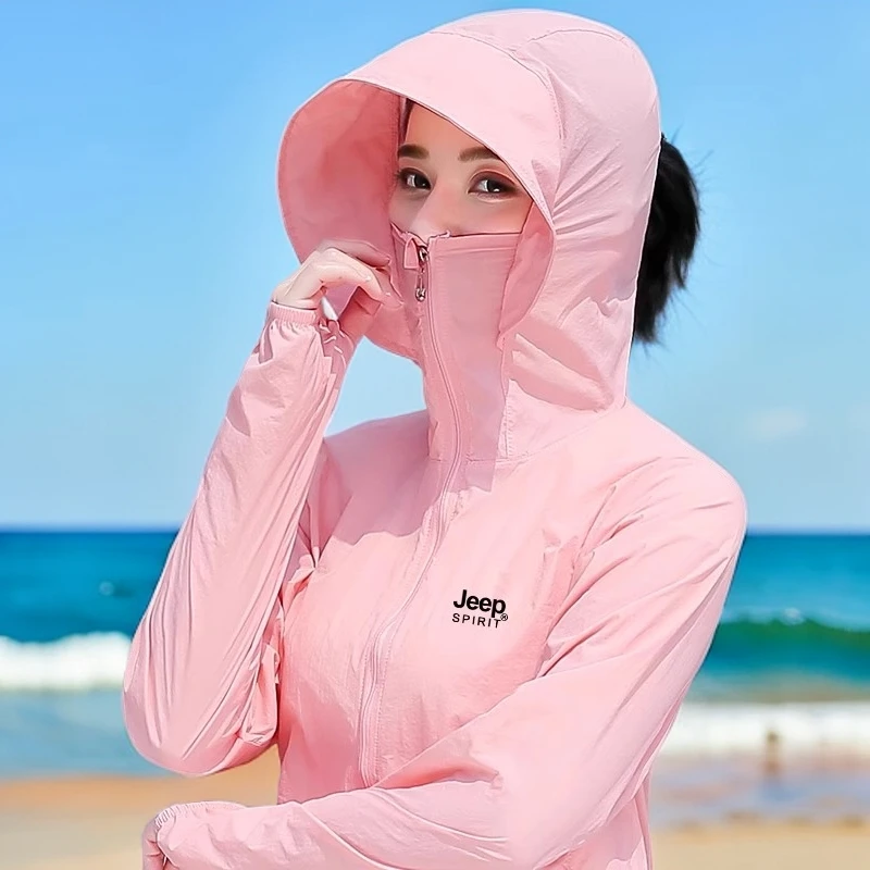 JEEP SPIRIT吉普夏冰感防晒衣防紫外线薄款户外新款防晒服