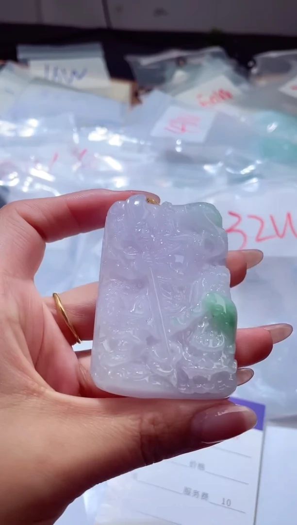 颈饰未镶嵌翡翠000001220关公