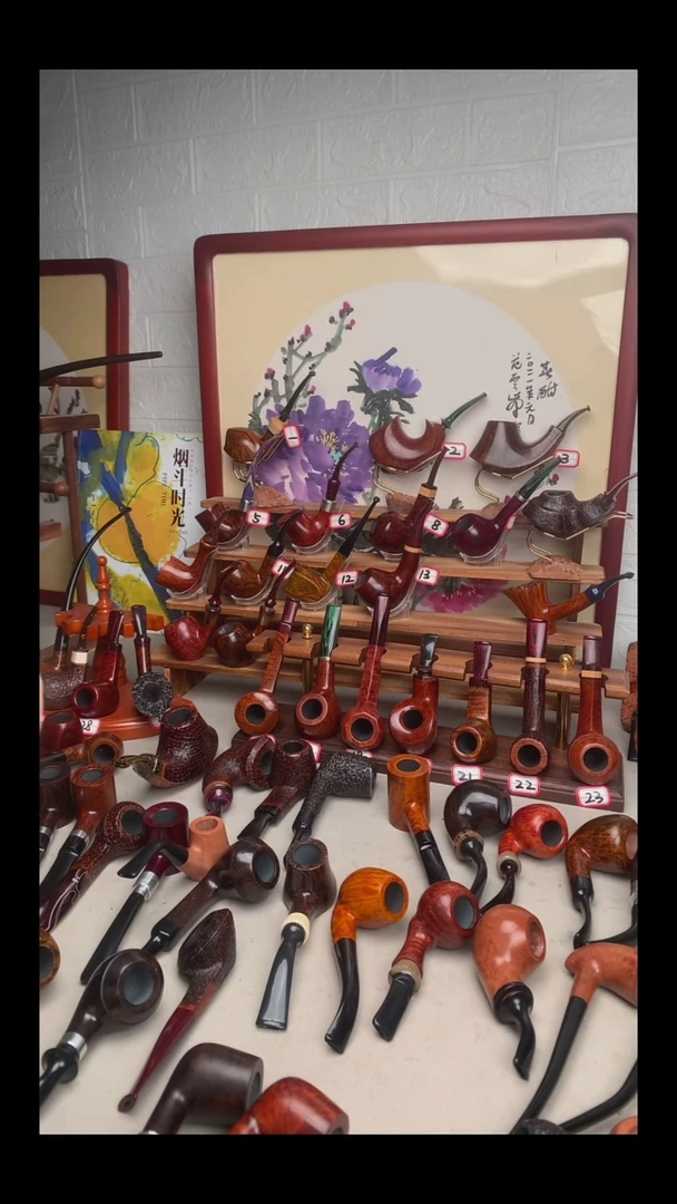石楠木烟斗手工打磨