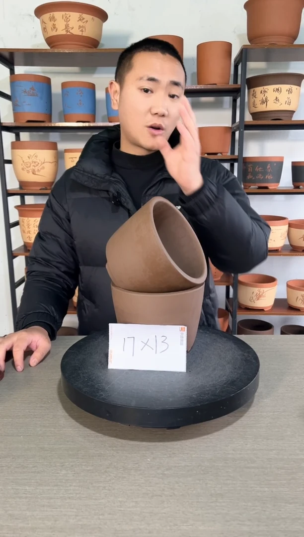 【闪购商品】紫砂工厂直发矮直筒3号2个