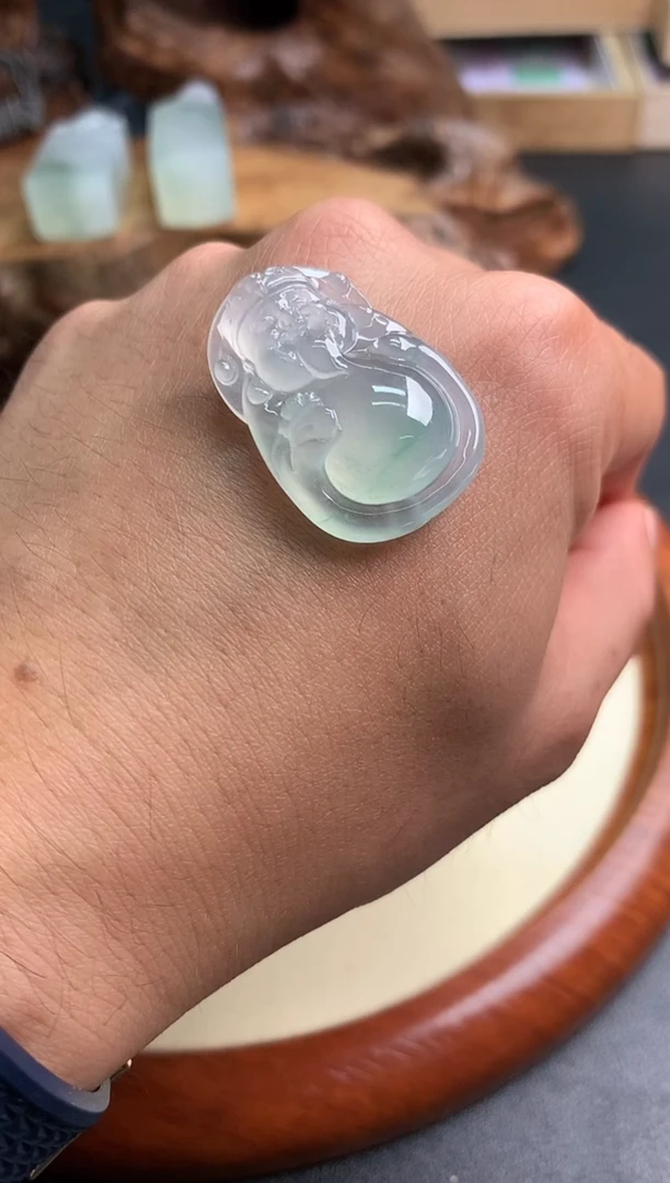 吊坠(不含链)未镶嵌翡翠翡翠饰品-90
